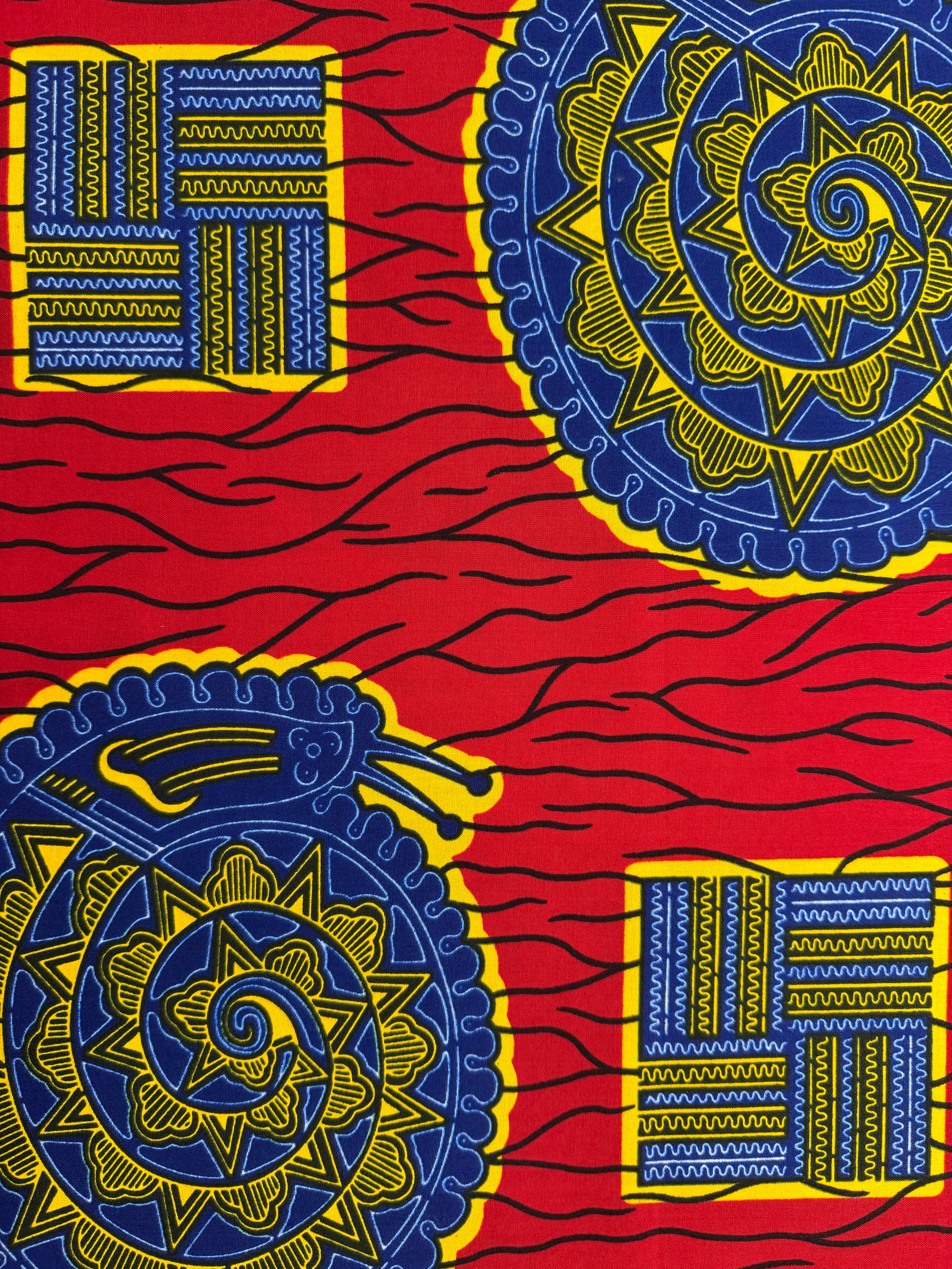 Ankara Fabric - 66506RYB