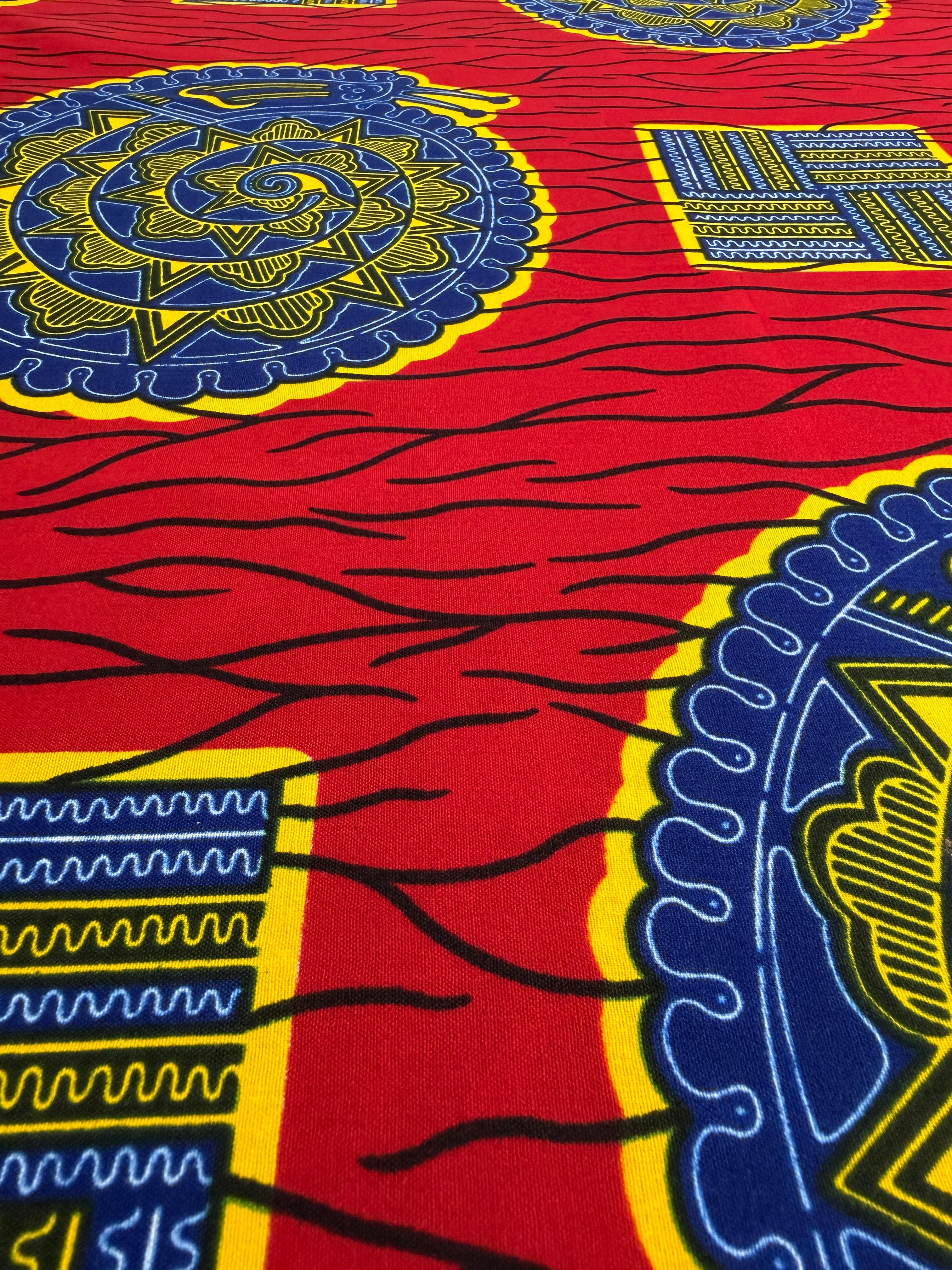 Ankara Fabric - 66506RYB