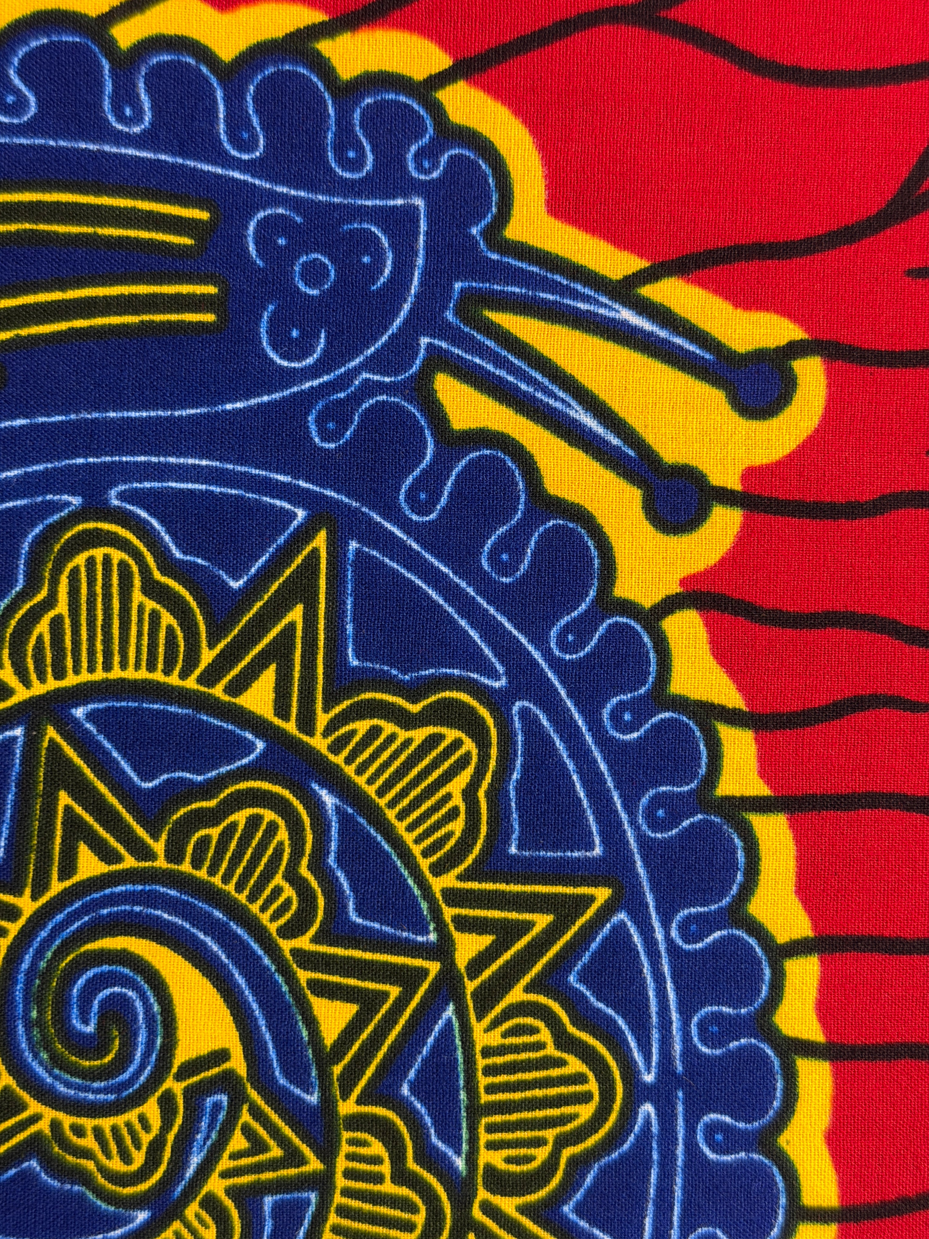 Ankara Fabric - 66506RYB