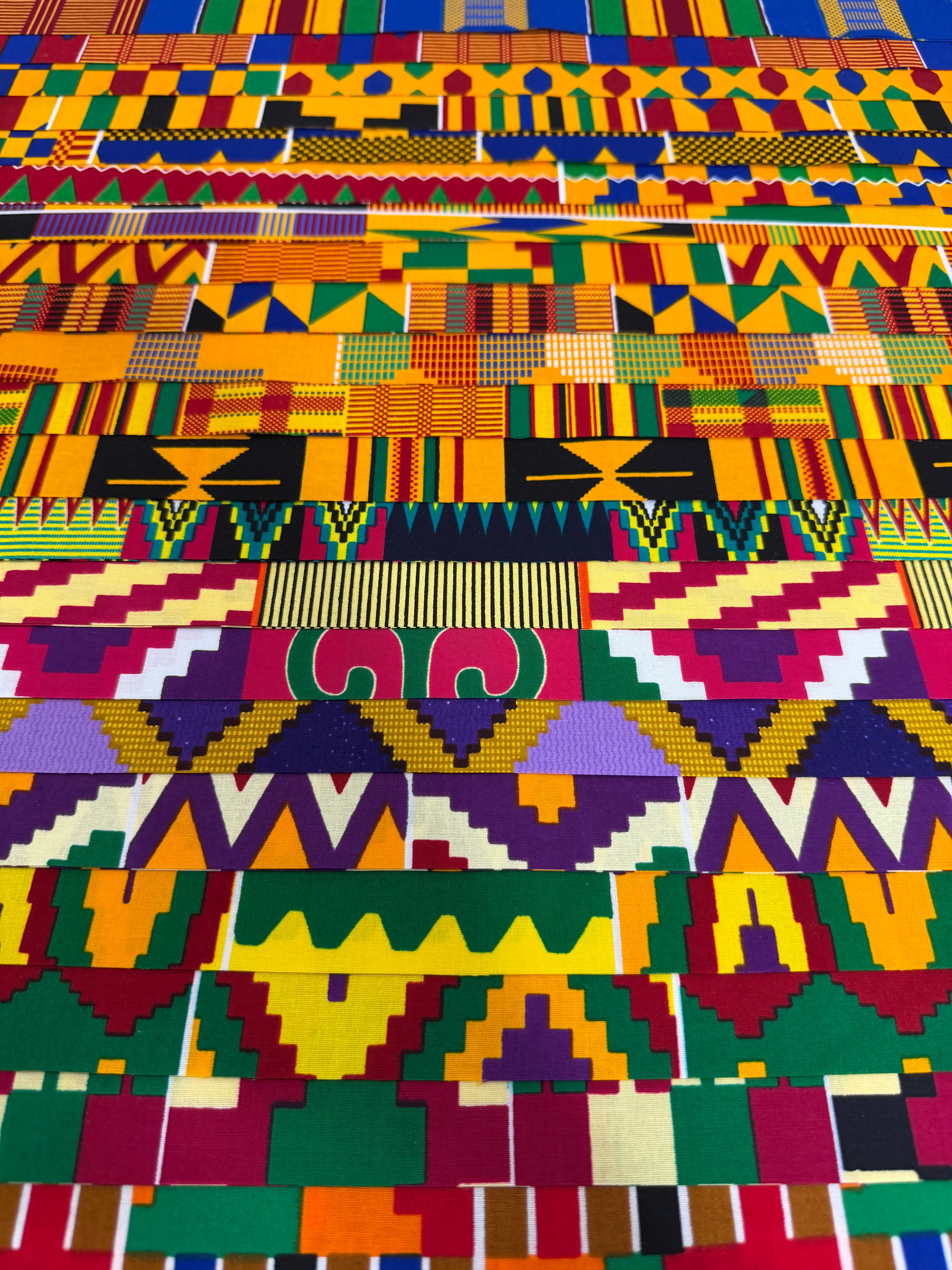 African Fabric Jelly Roll - Kente