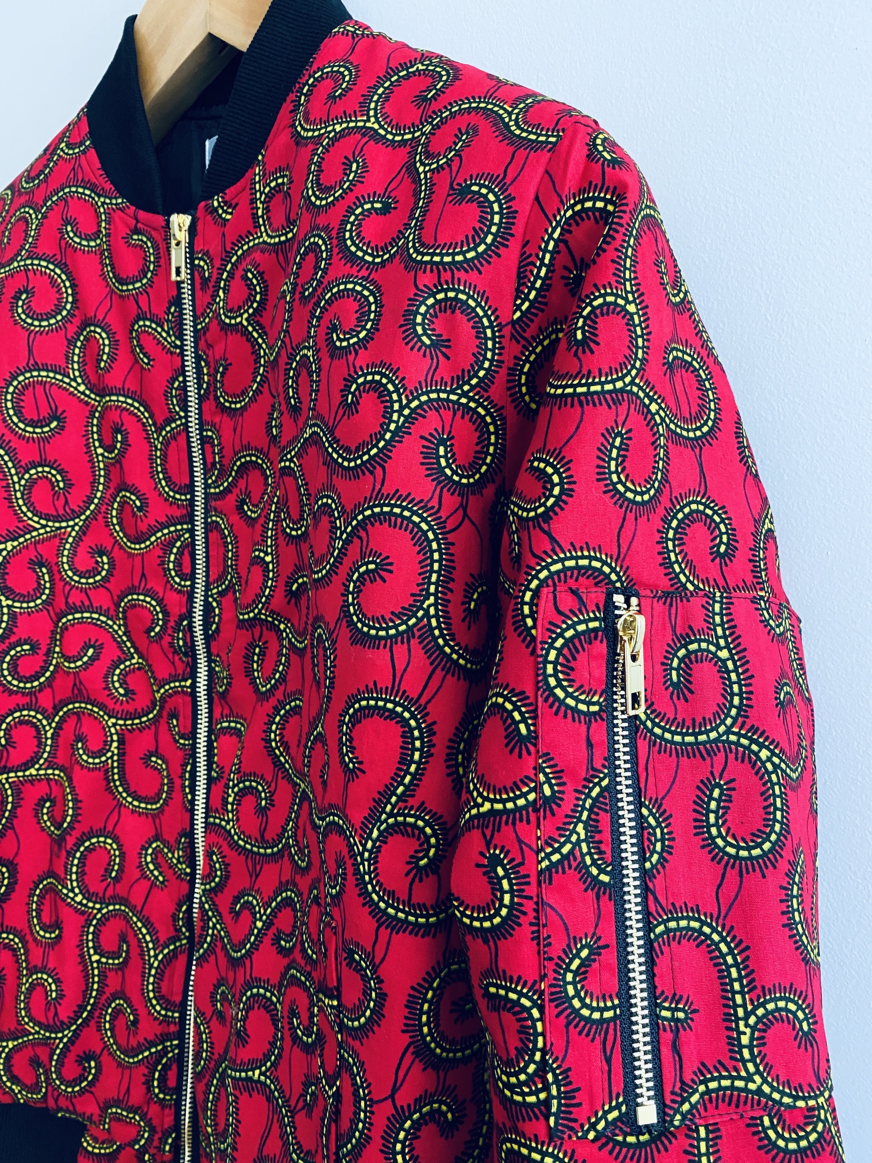 Bomber Jacket - Red Macaroni