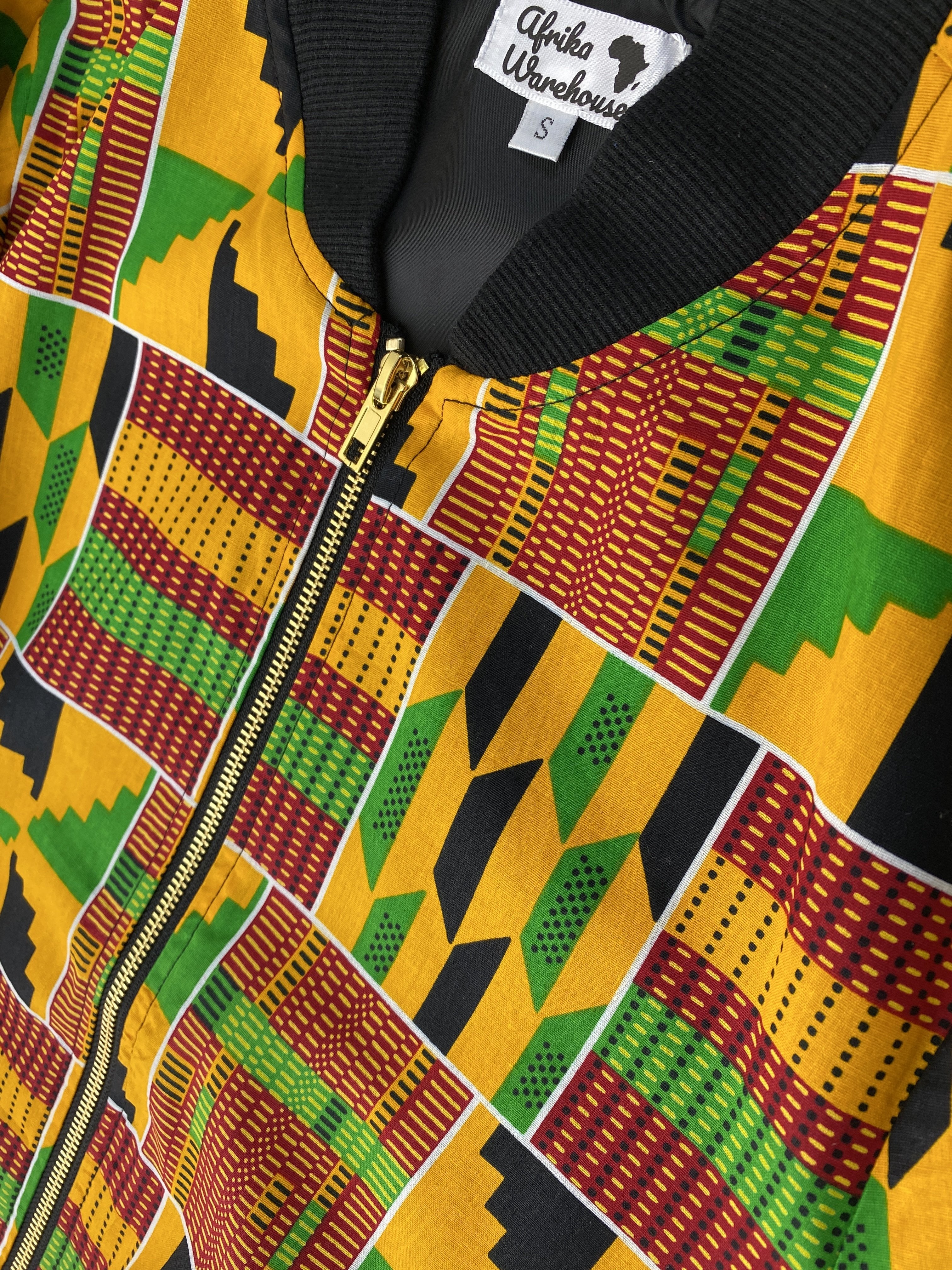 Bomber Jacket - Kente
