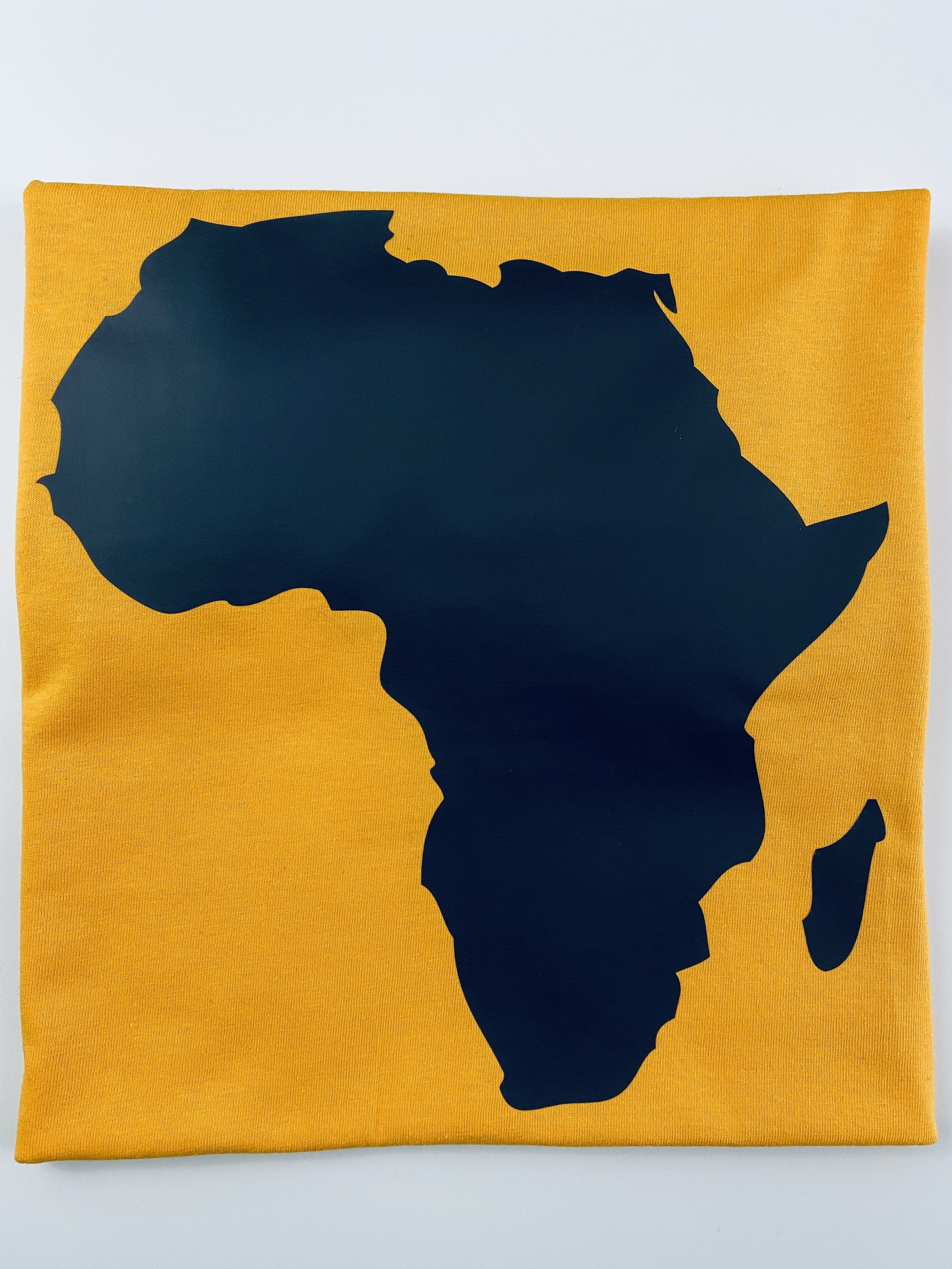 Afrika Map T-Shirt - Y/B