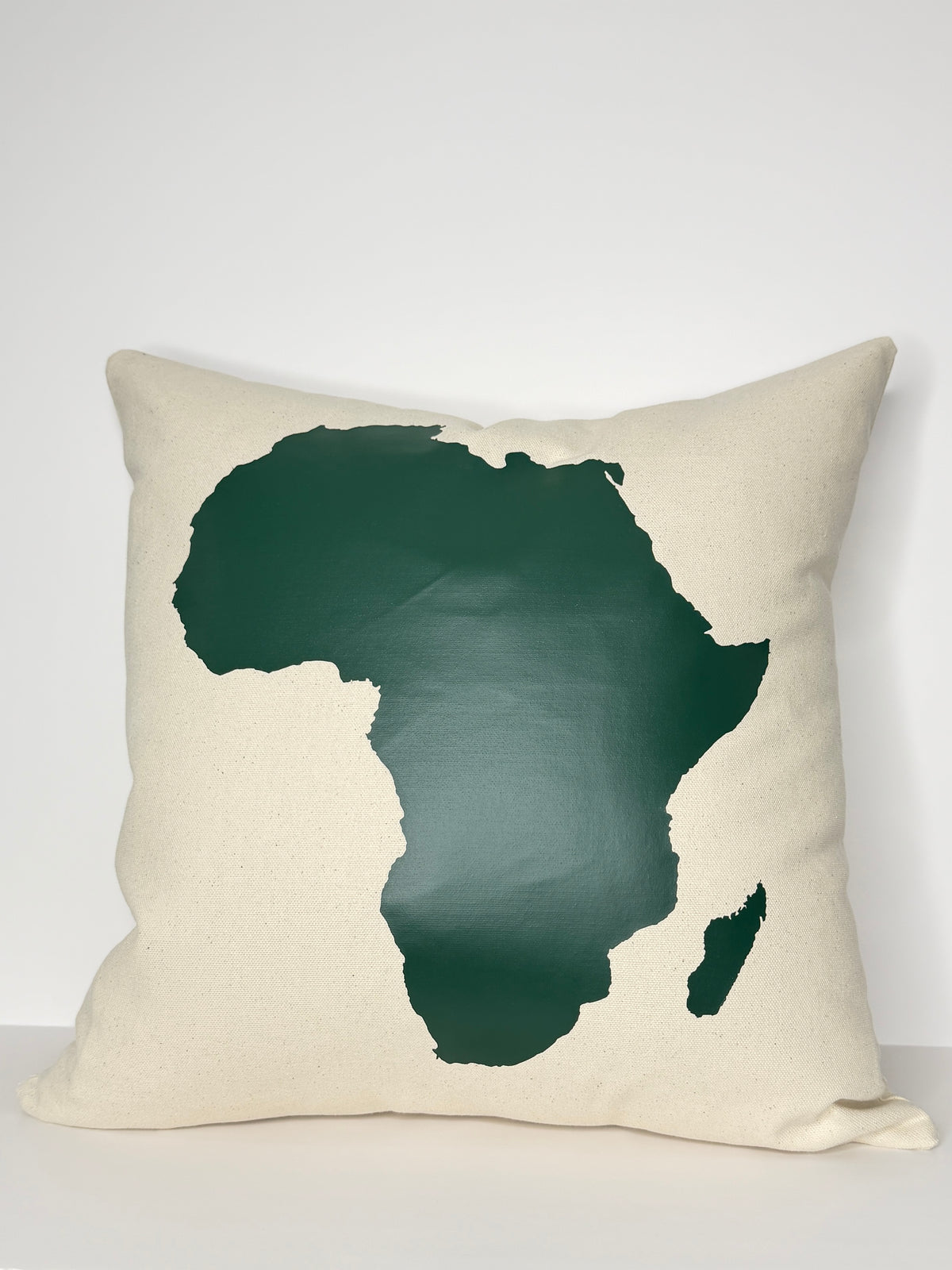 Africa Map Pillow Cover – 54 Countries of Africa - Natural
