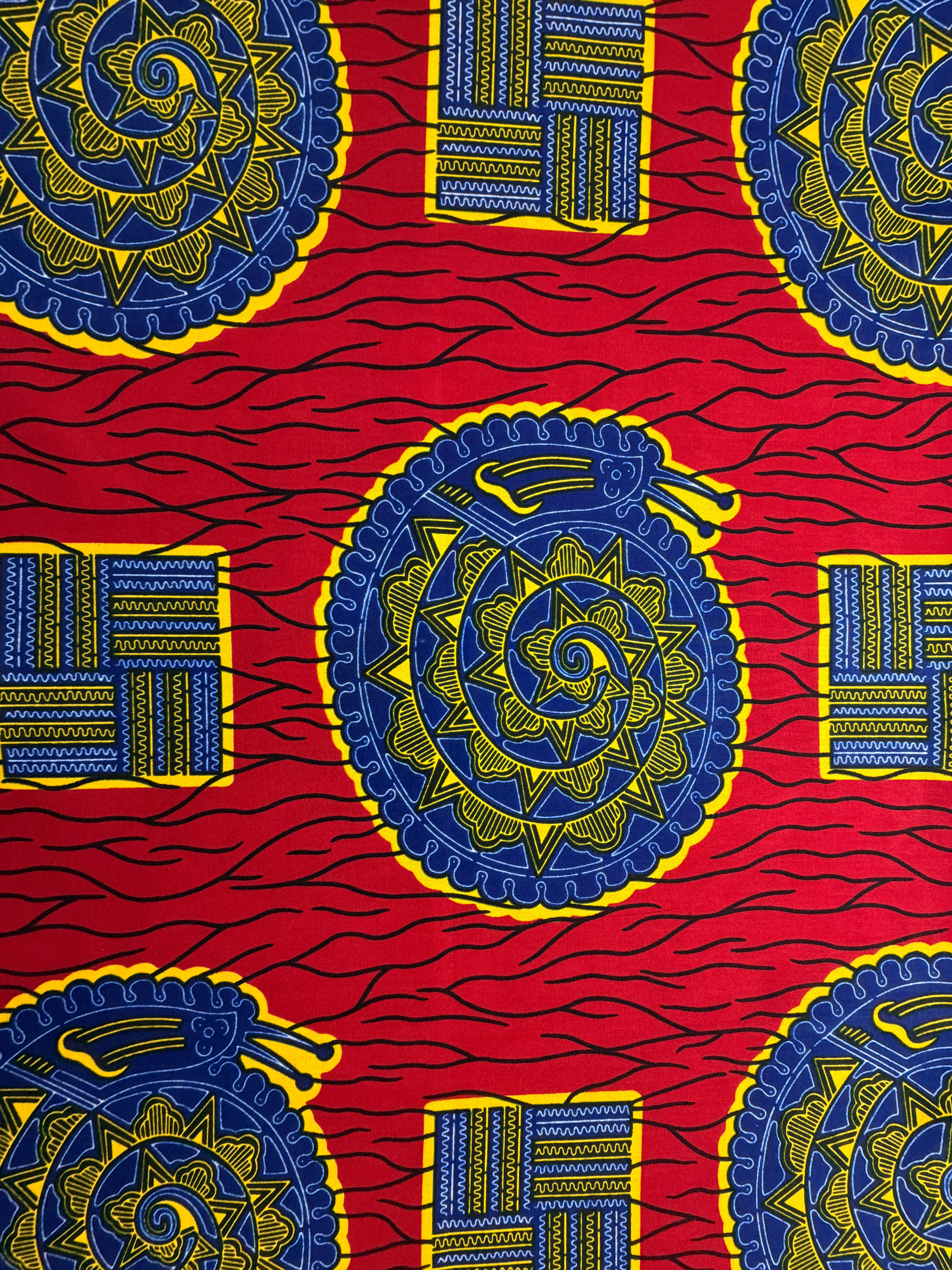 Ankara Fabric - 66506RYB