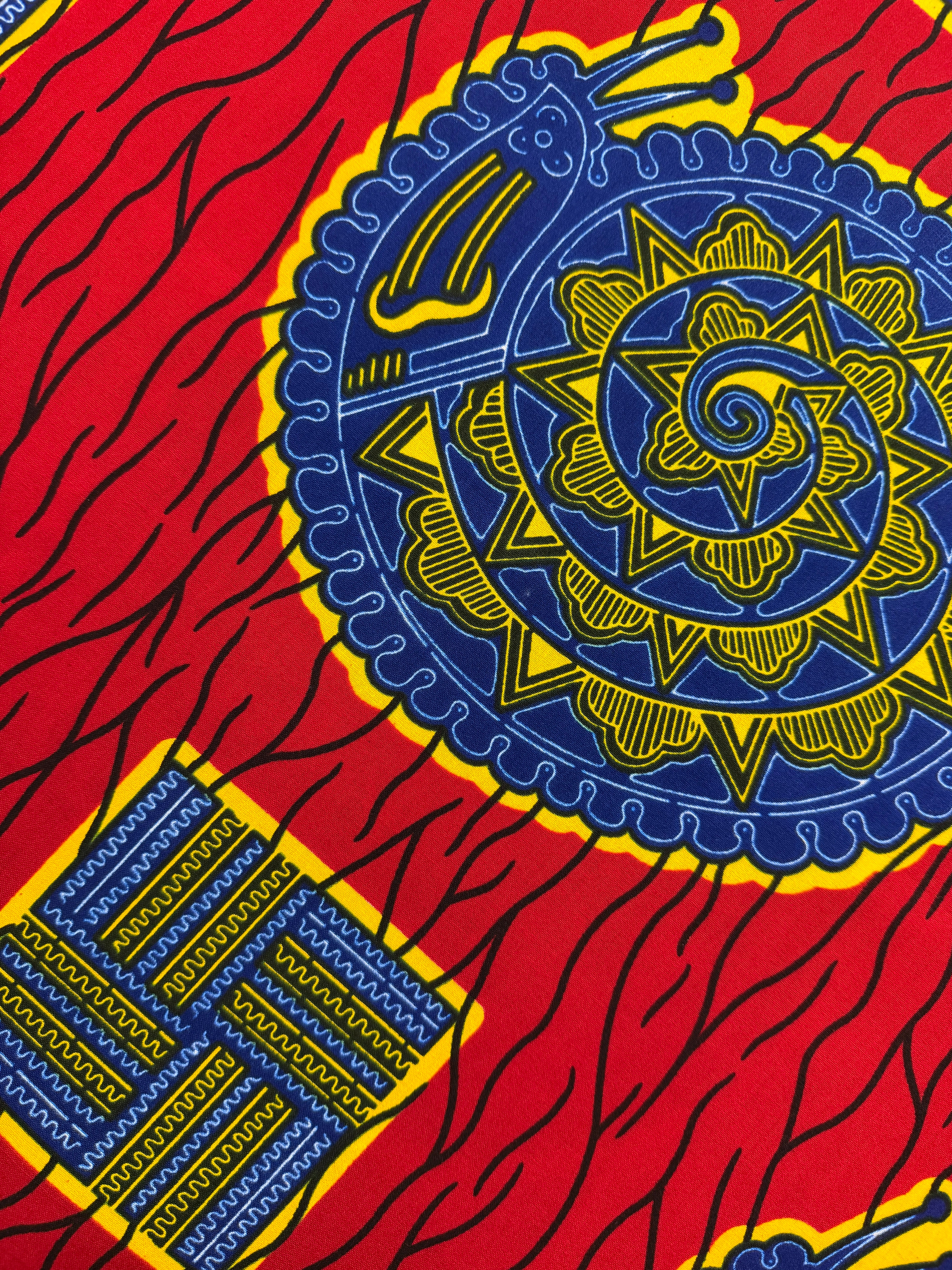 Ankara Fabric - 66506RYB