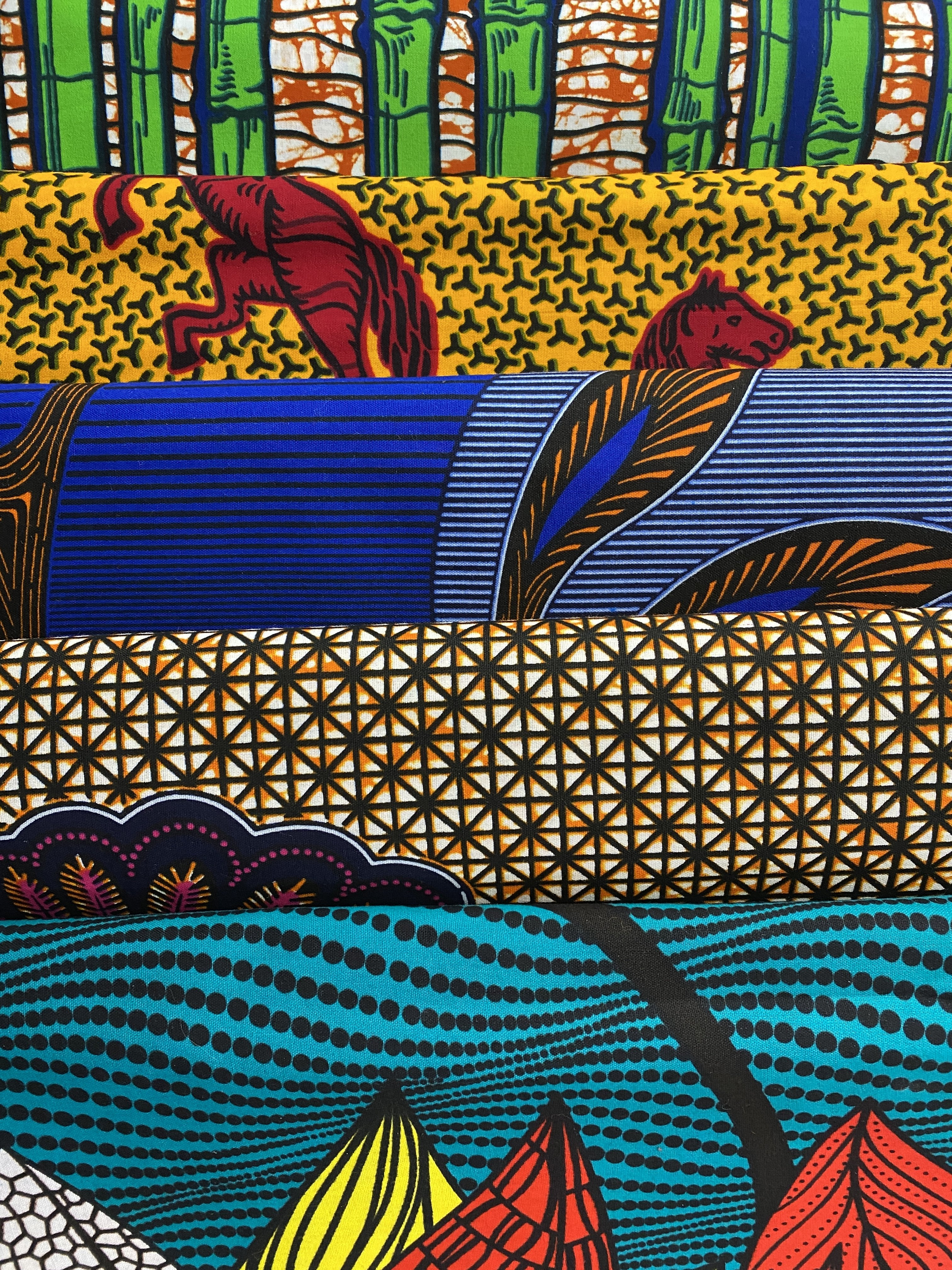 African Fabric Fat Quarter Bundle - Ankara