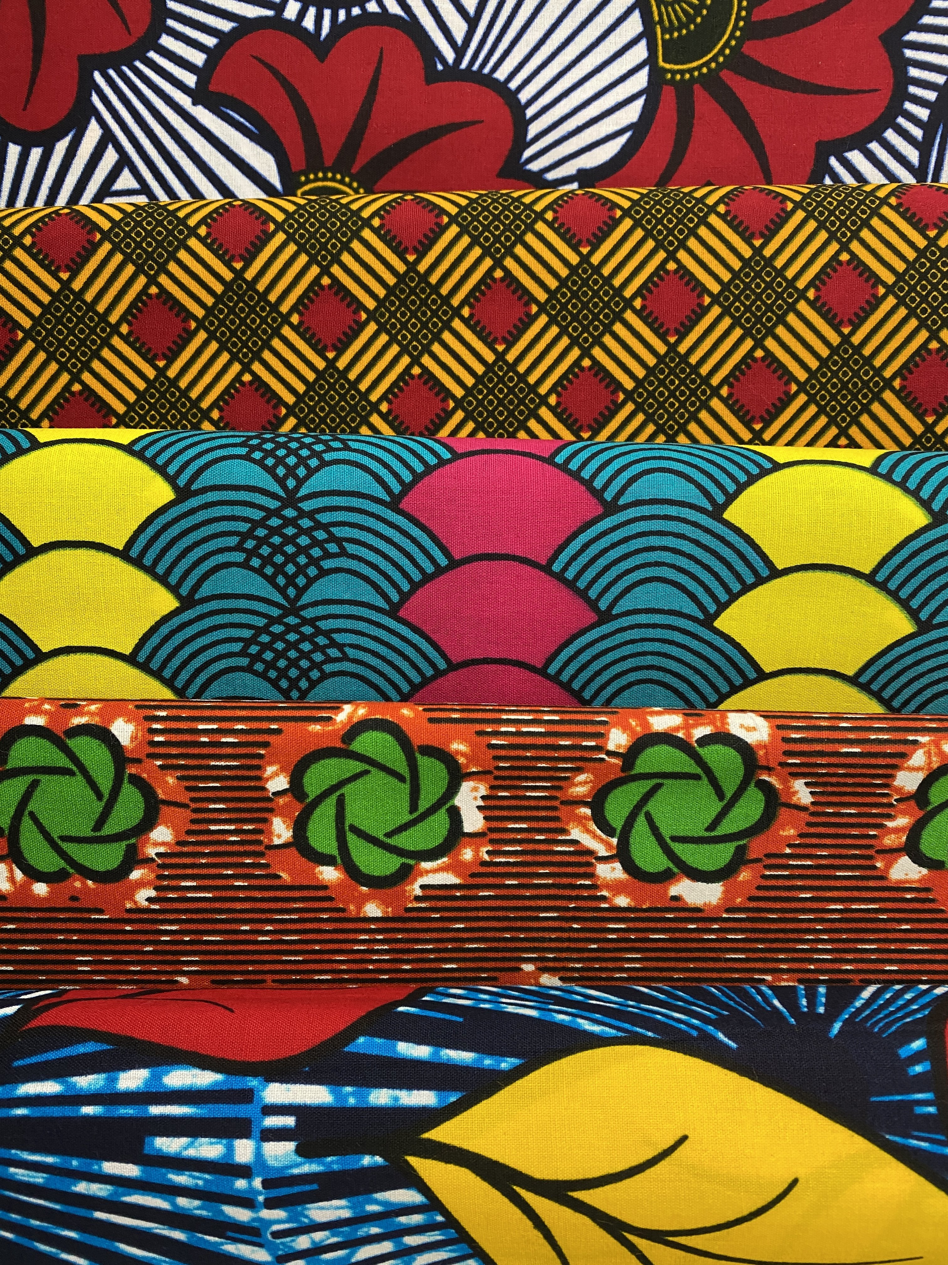 African Fabric Fat Quarter Bundle - Ankara