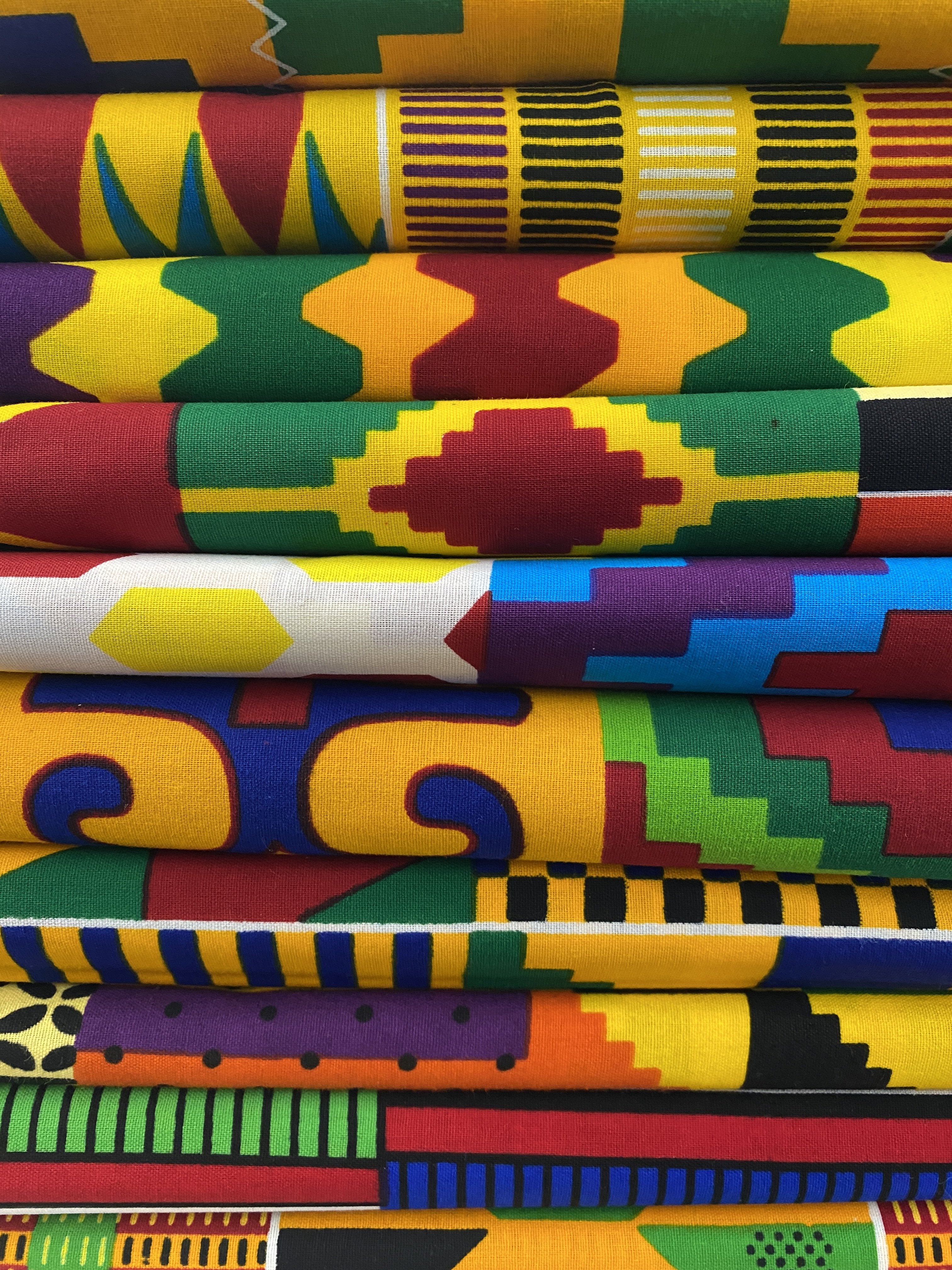 Tissu africain Fat Quarter Bundle - Kente