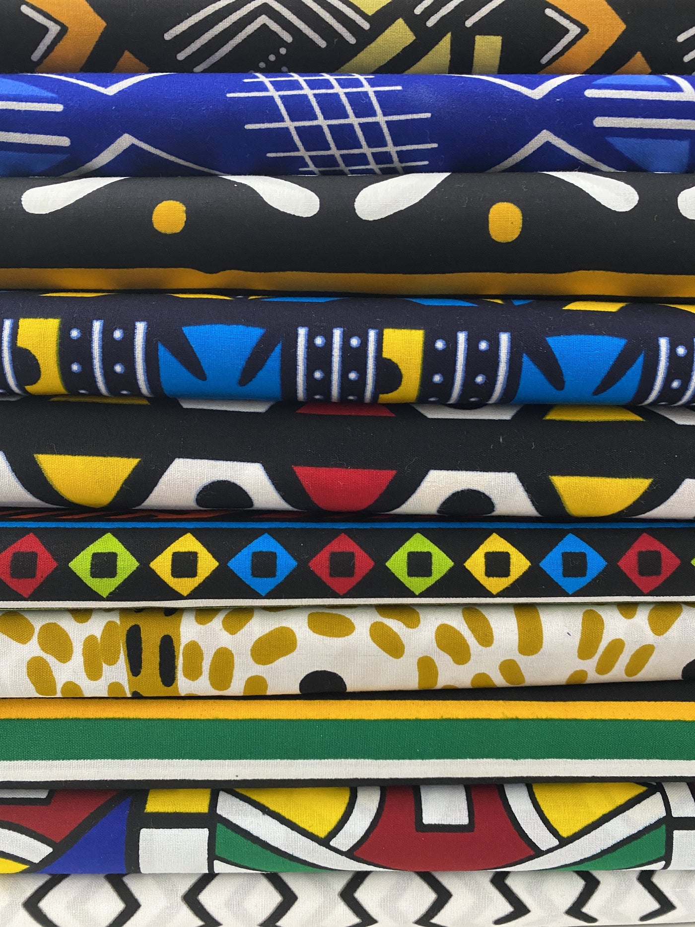 African Fabric Fat Quarter Bundle - Tribal