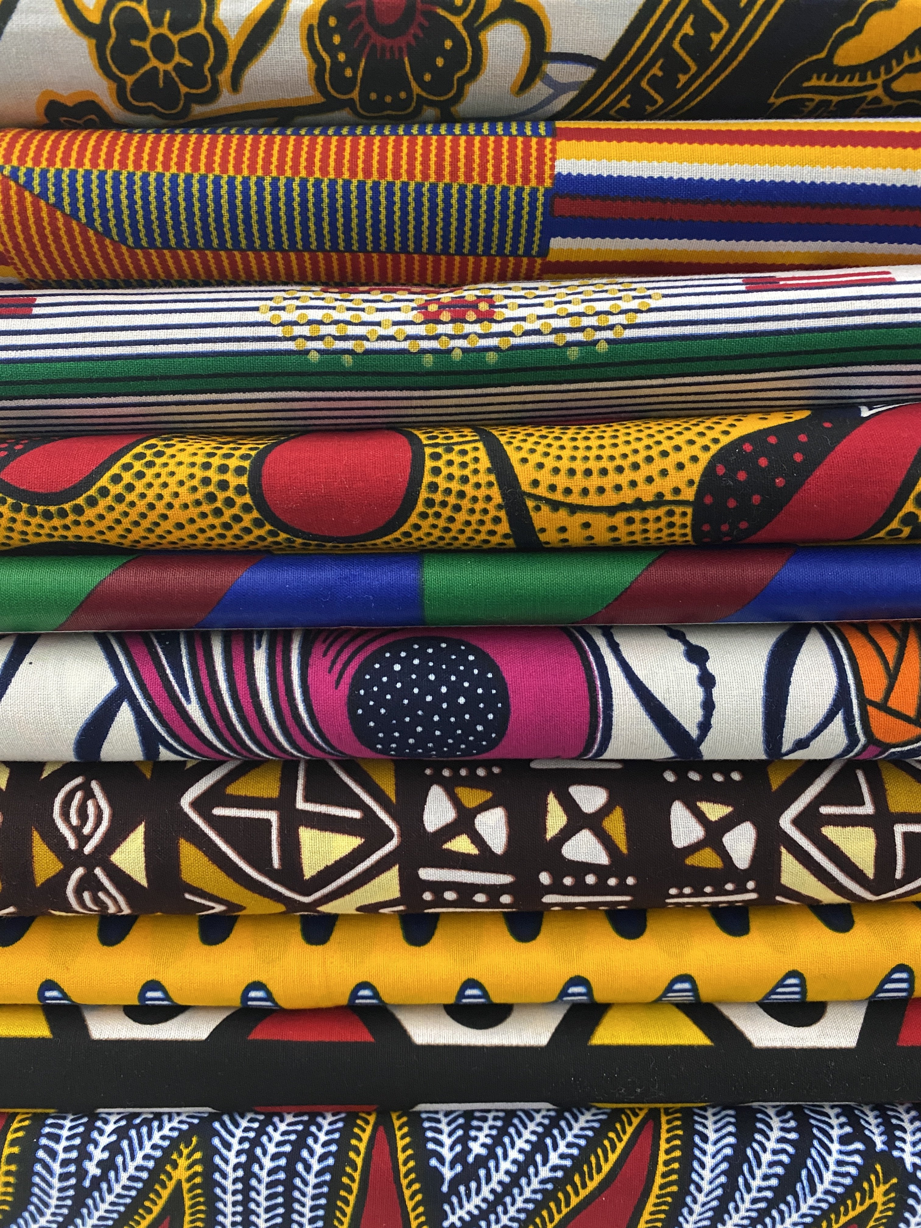 Tissu africain Fat Quarter Bundle - Mélange de cire