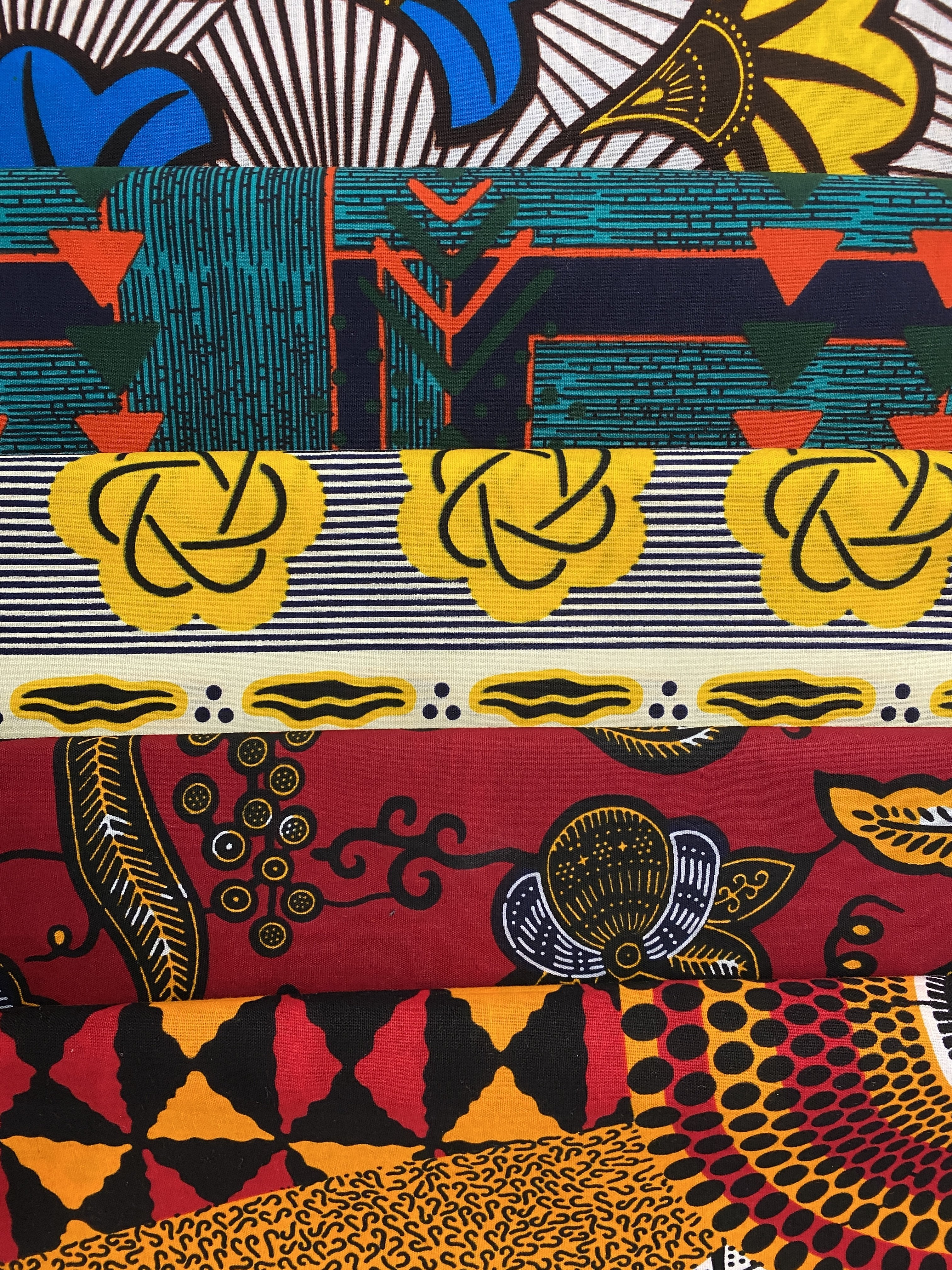 Tissu africain Fat Quarter Bundle - Mélange de cire