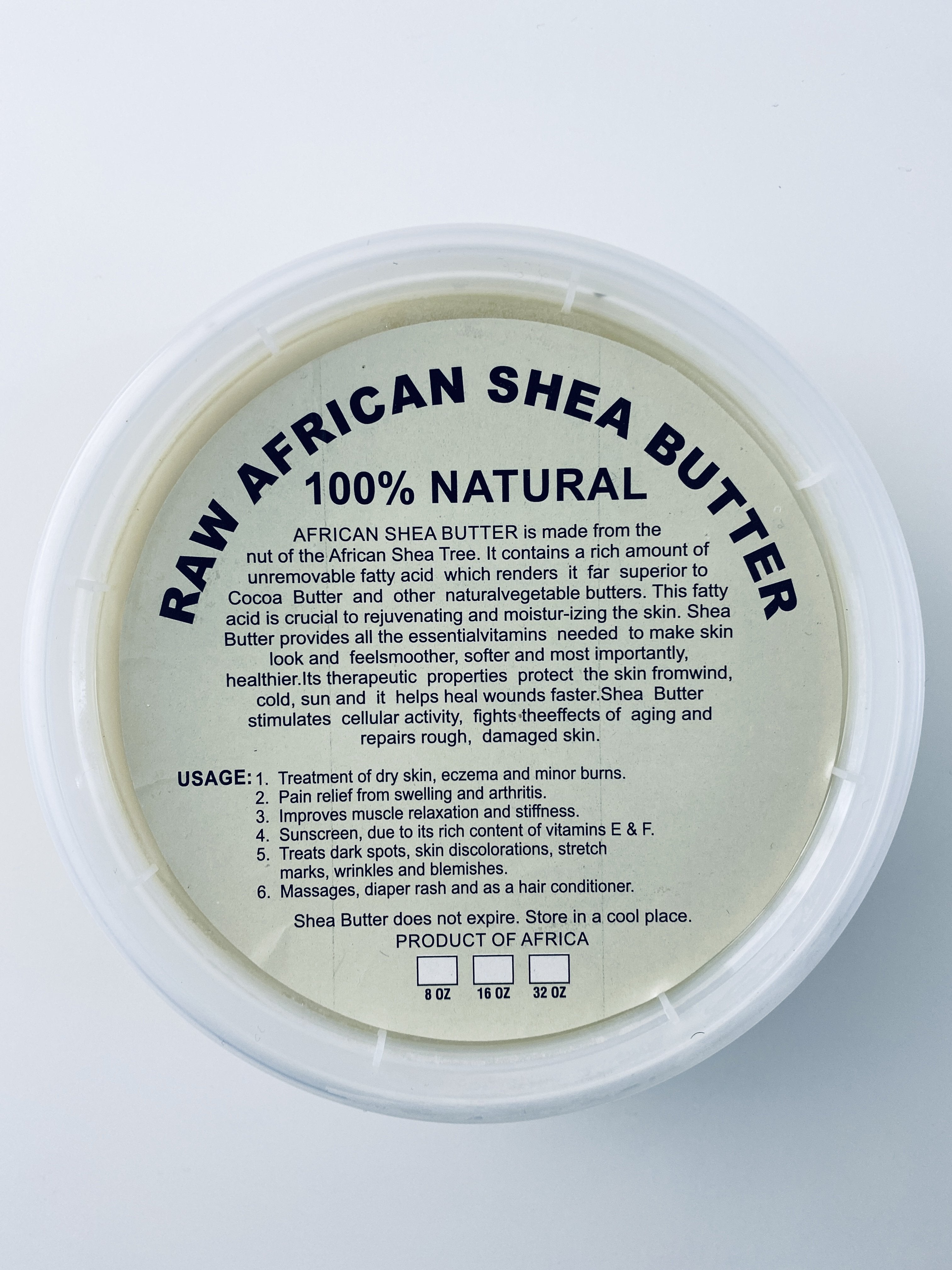 Raw African Shea Butter