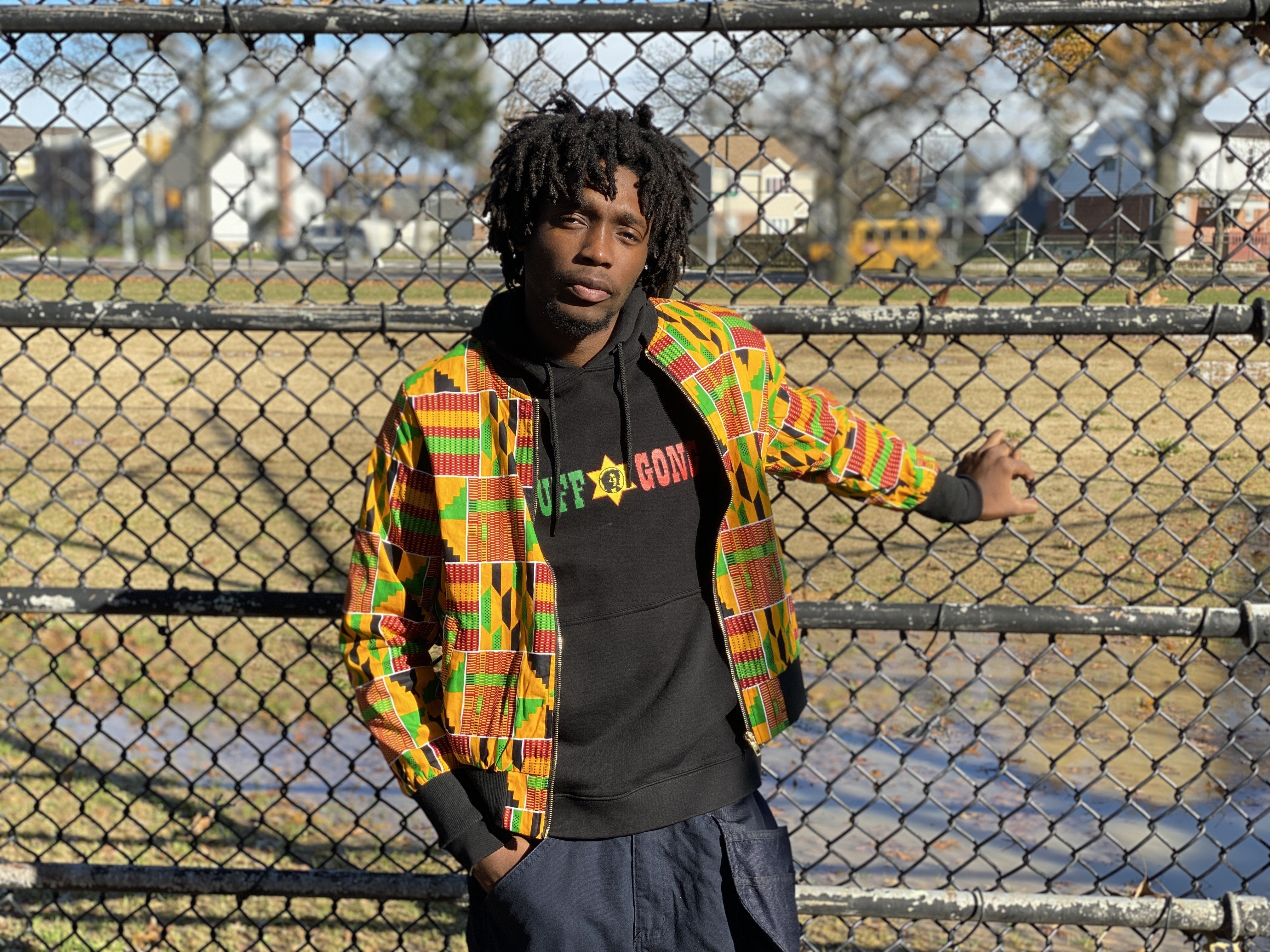 Bomber Jacket - Kente