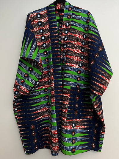 African Print Kimono - Arrow