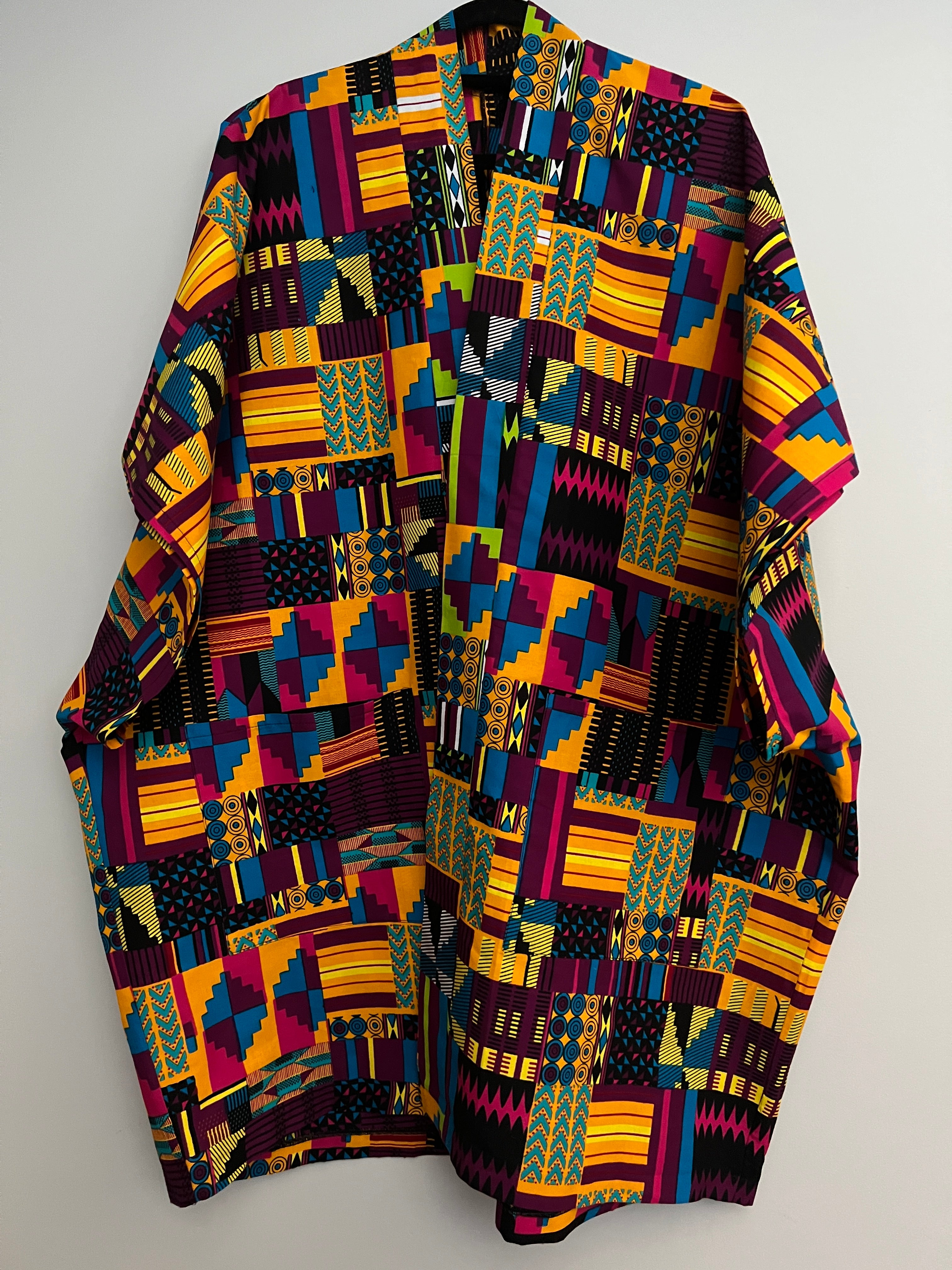 Kimono imprimé africain - Kente