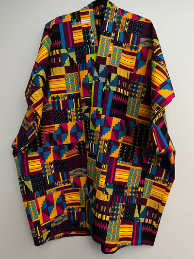 Kimono imprimé africain - Kente