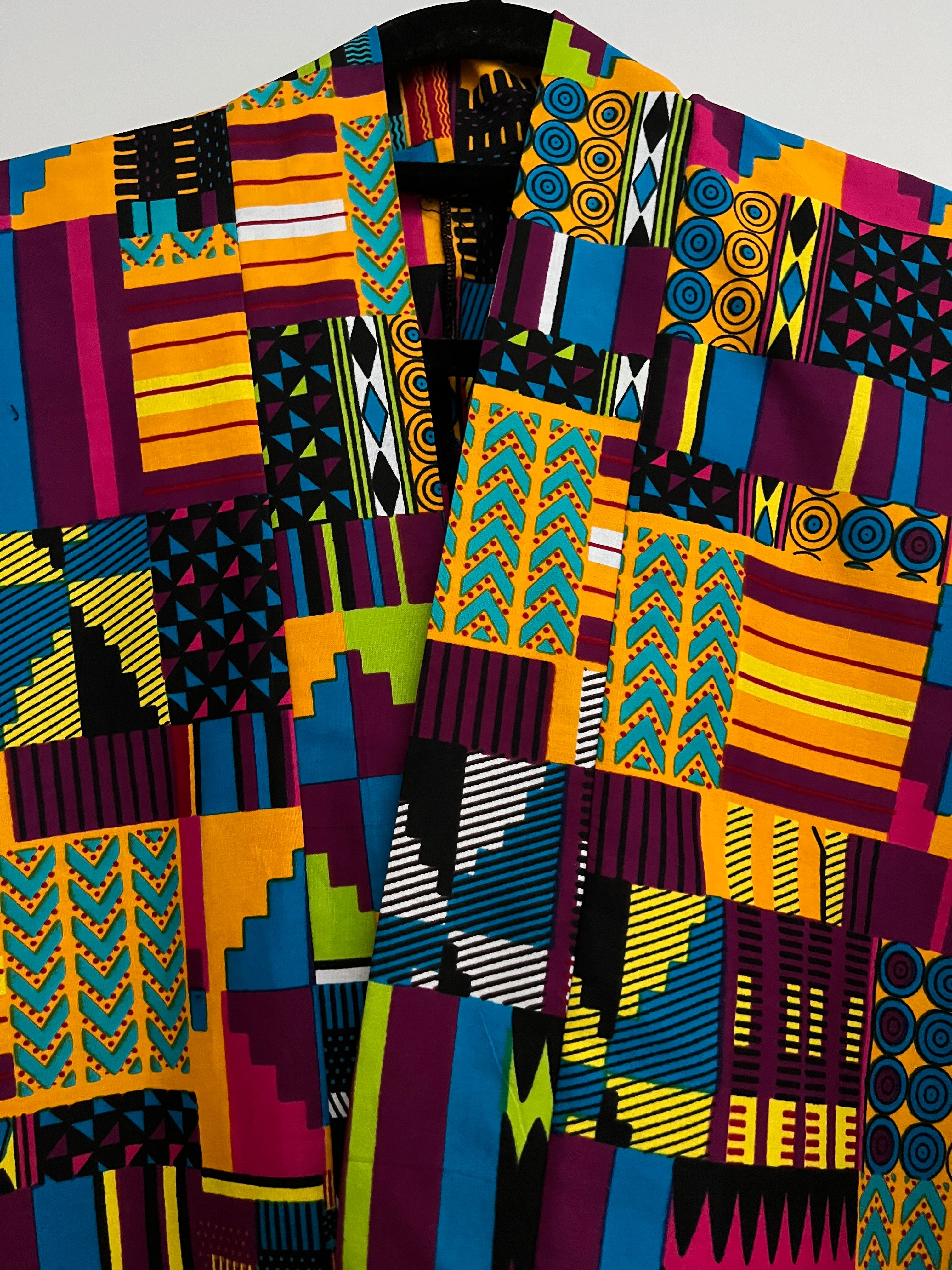 Kimono imprimé africain - Kente