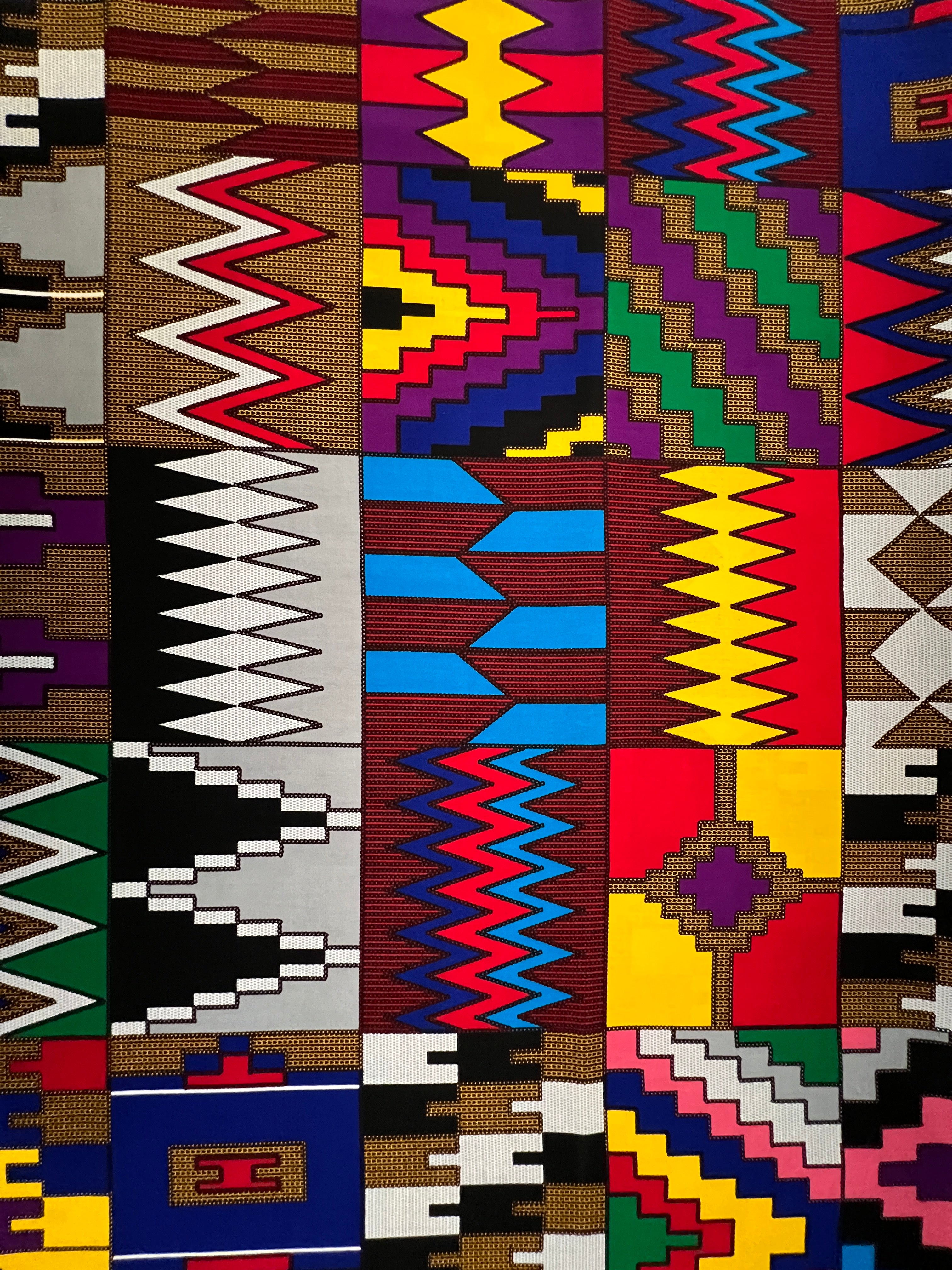 African Kente Print Fabric