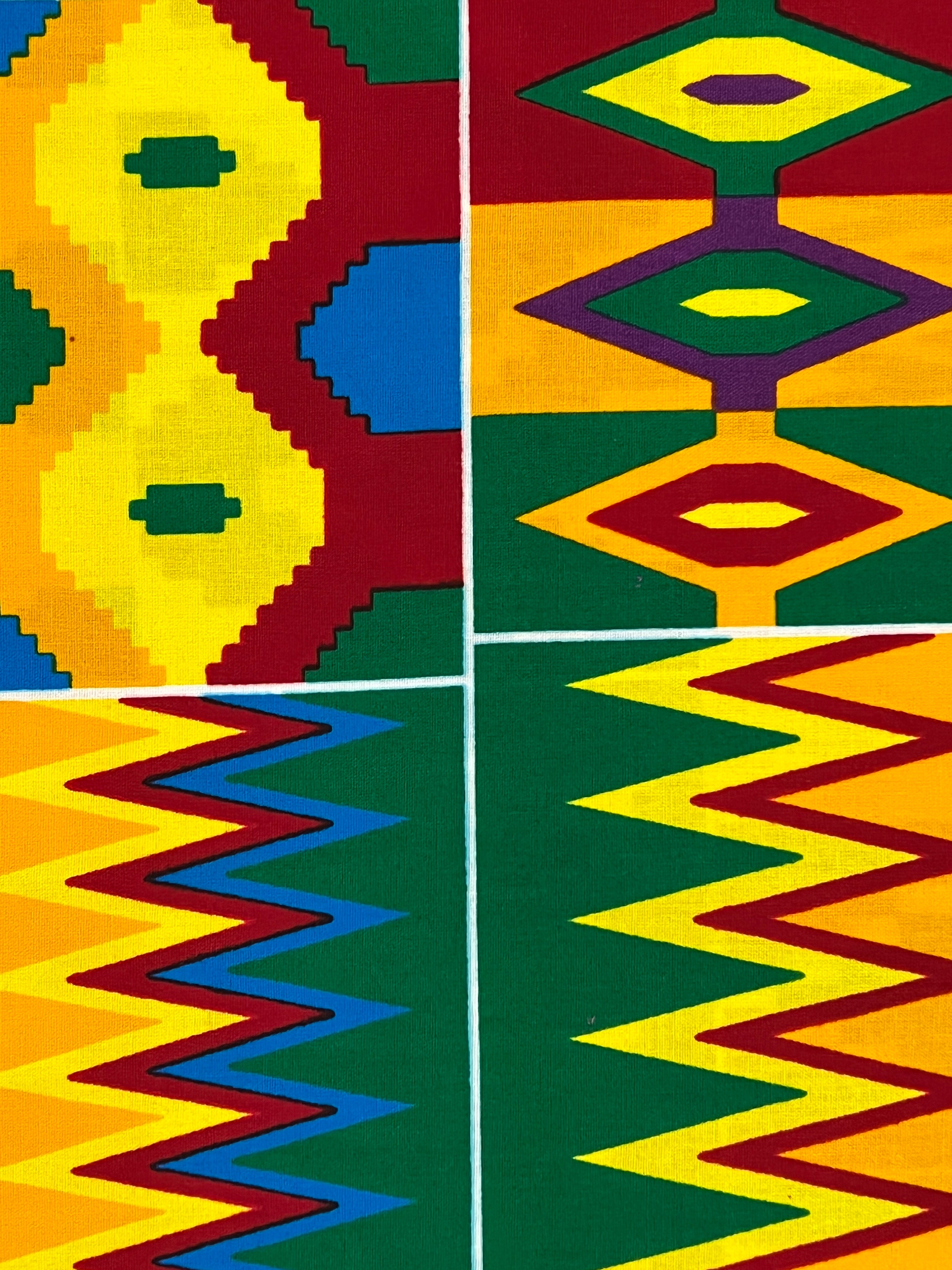 Kente african print fabric best sale