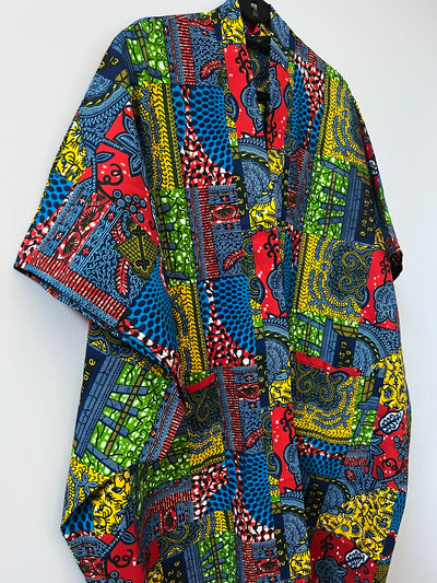 Kimono con estampado africano - 1753415