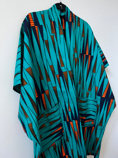 African Print Kimono - 124913T