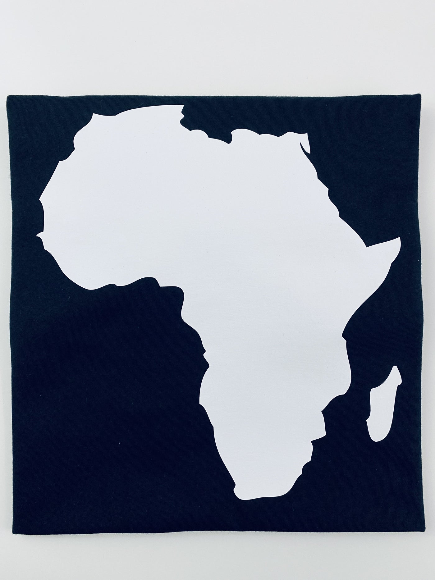 T-Shirt Carte d'Afrika - N/B