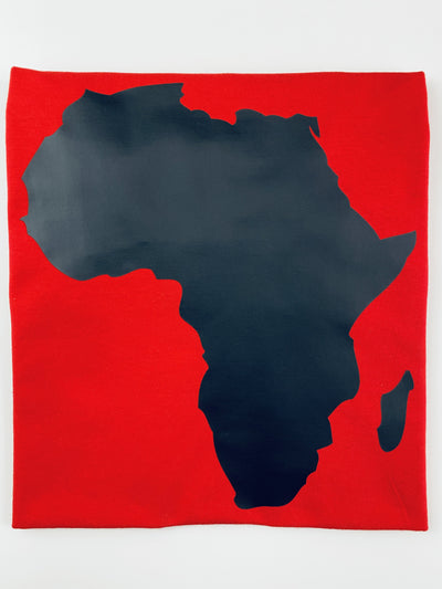 Camiseta con mapa de África - R/B